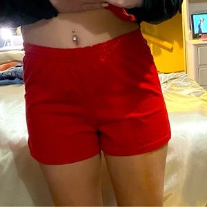 Red Soffe shorts